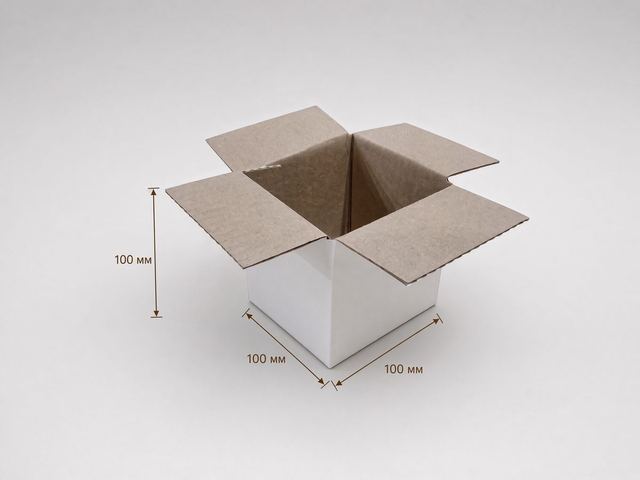 Четырёхклапанная коробка 100×100×100